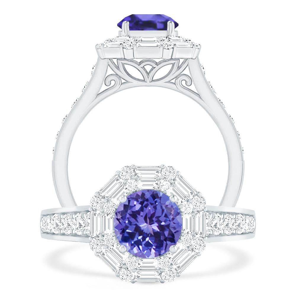 White Gold - Tanzanite