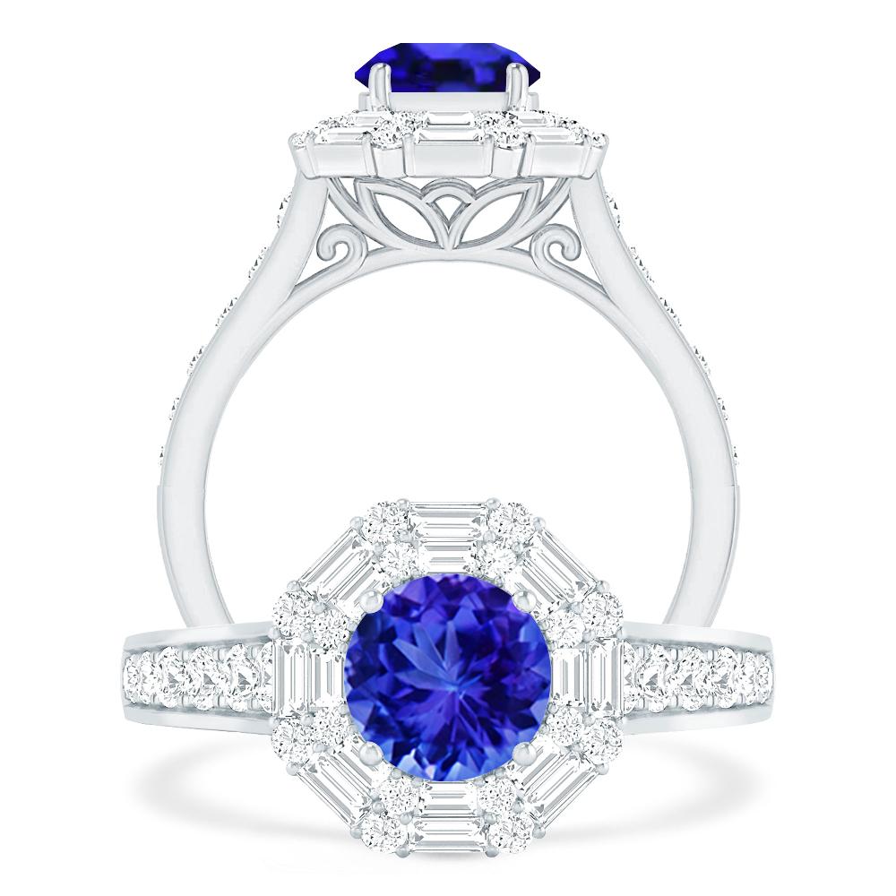 White Gold - Tanzanite