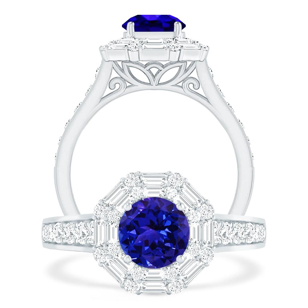 White Gold - Tanzanite