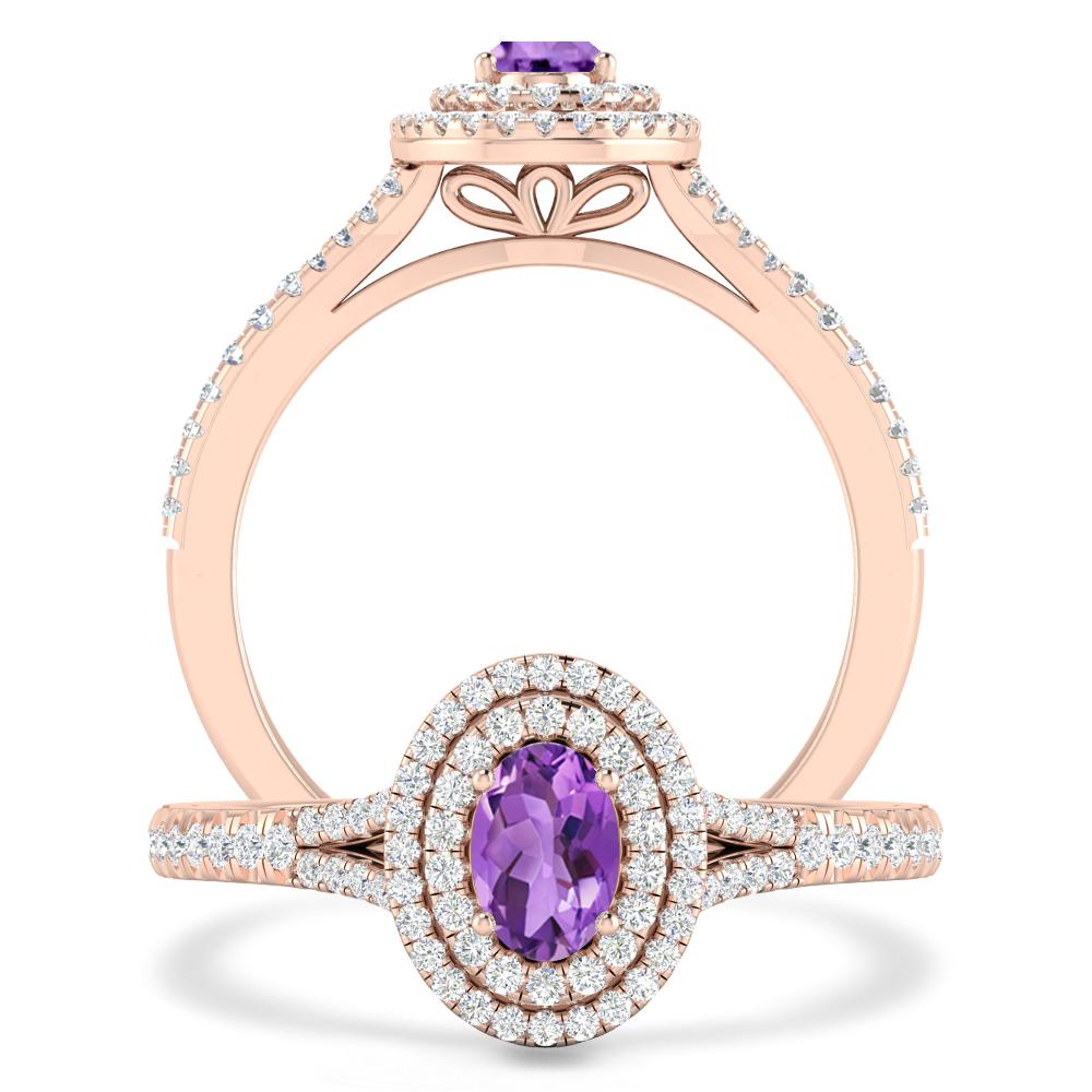 Rose Gold - Amethyst