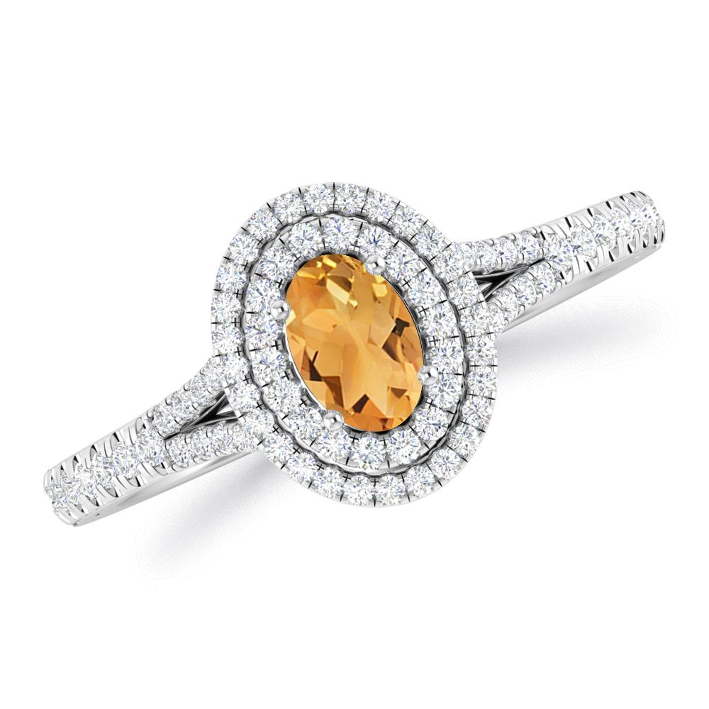 White Gold - Citrine