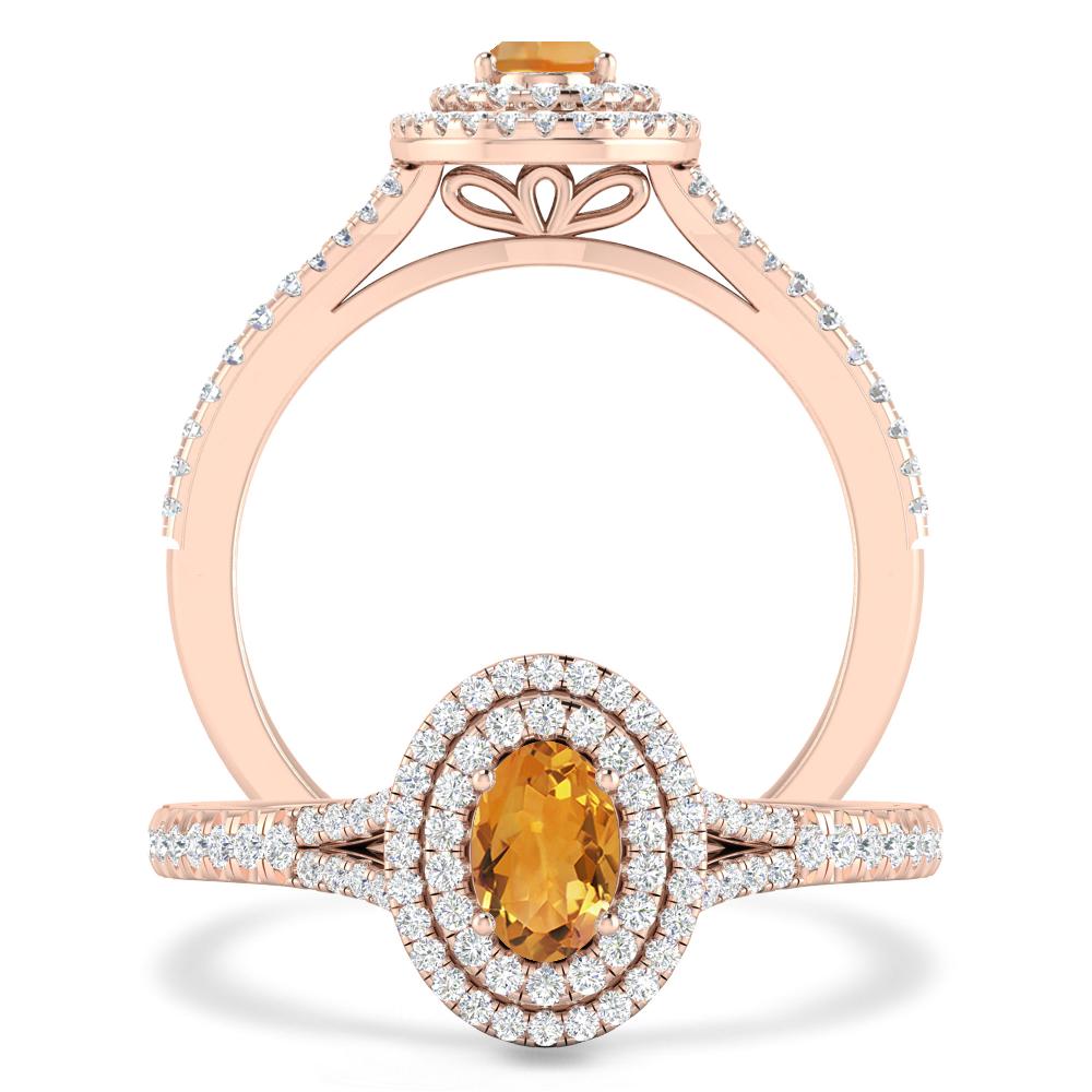 Rose Gold - Citrine