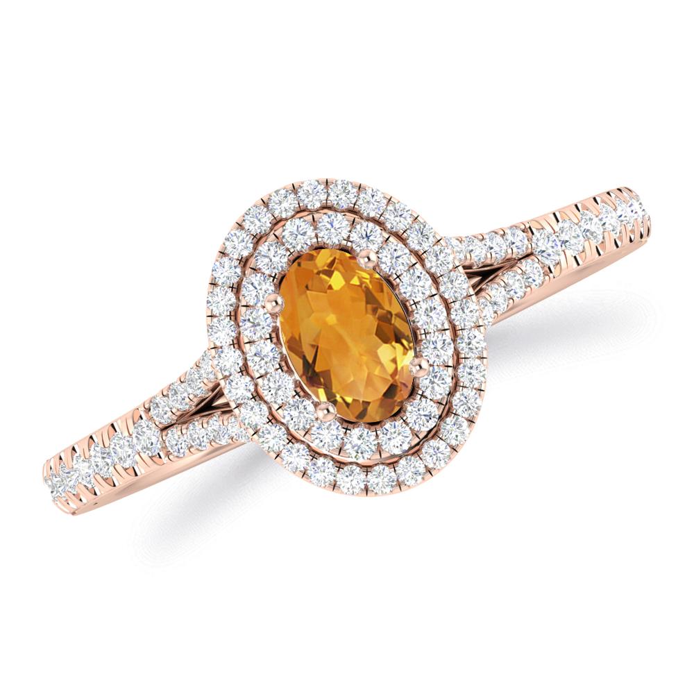 Rose Gold - Citrine