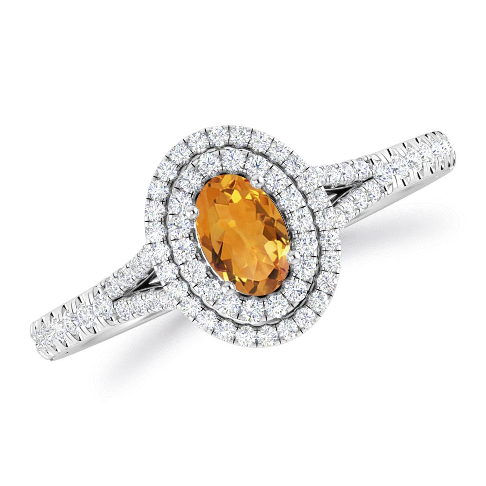 White Gold - Citrine