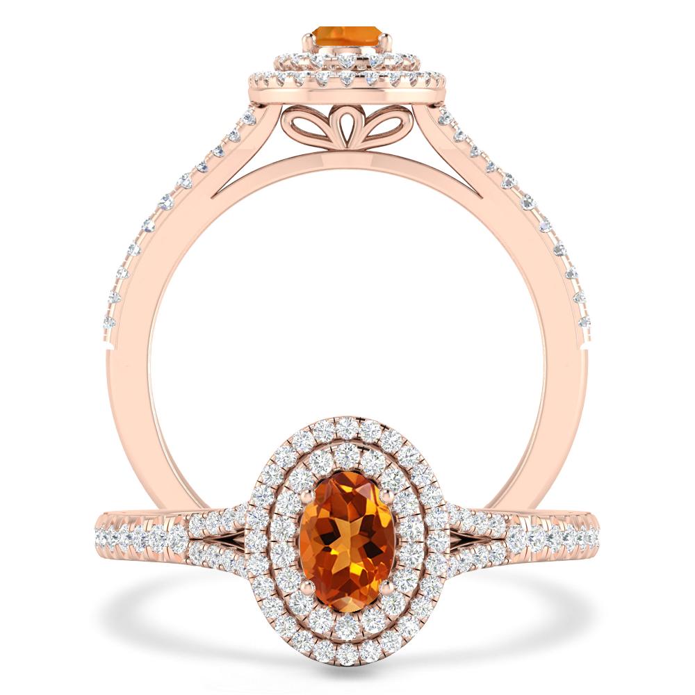 Rose Gold - Citrine