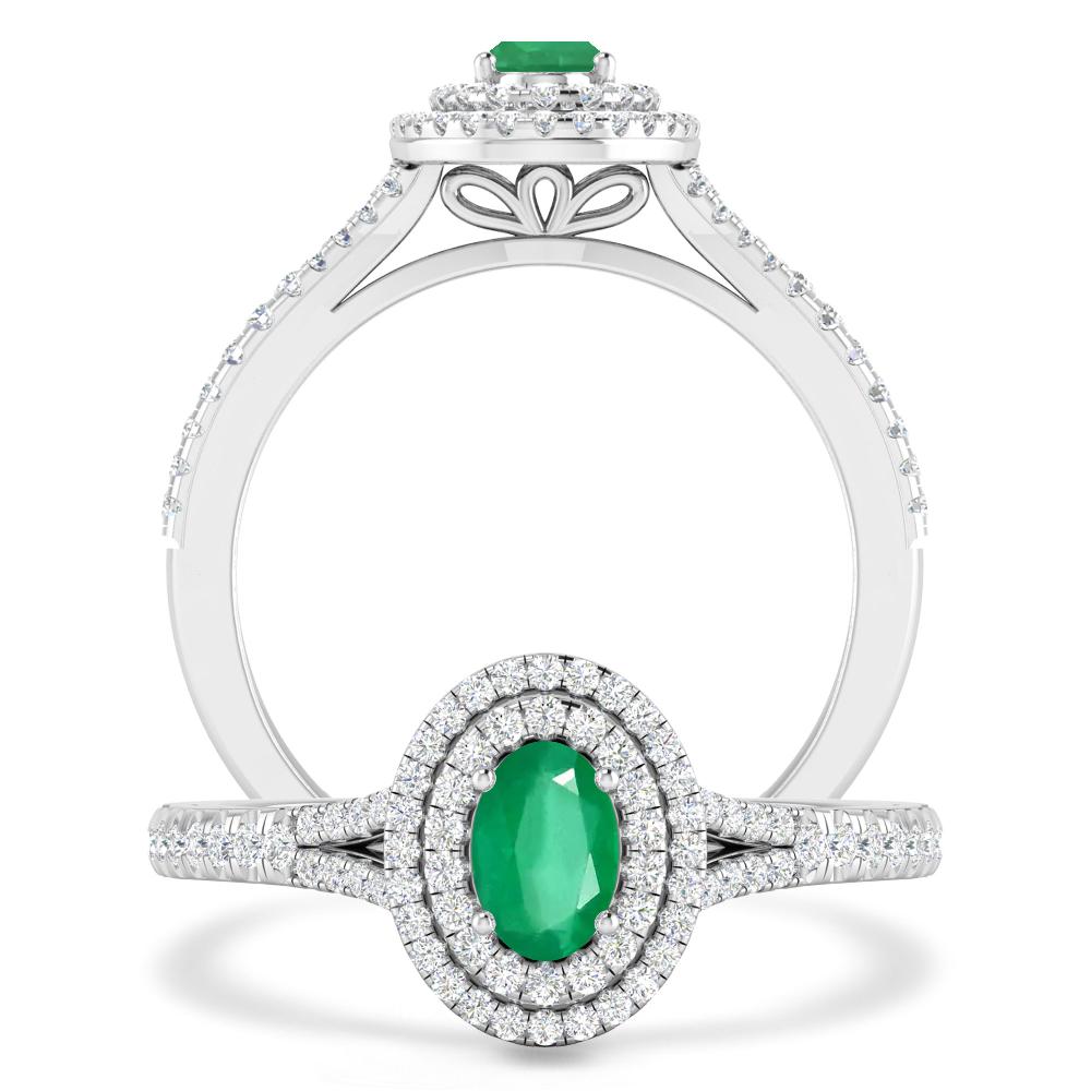 White Gold - Emerald