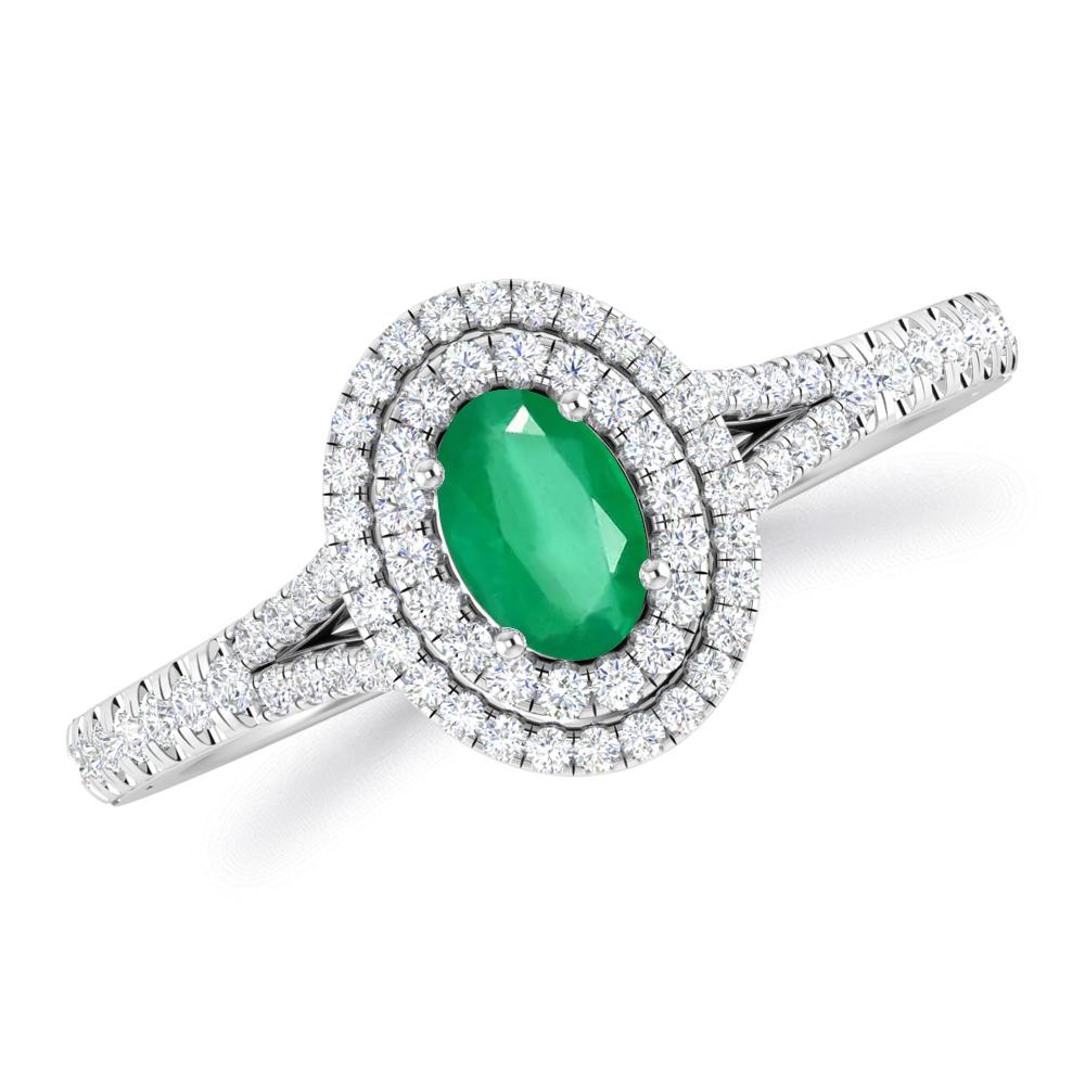 White Gold - Emerald