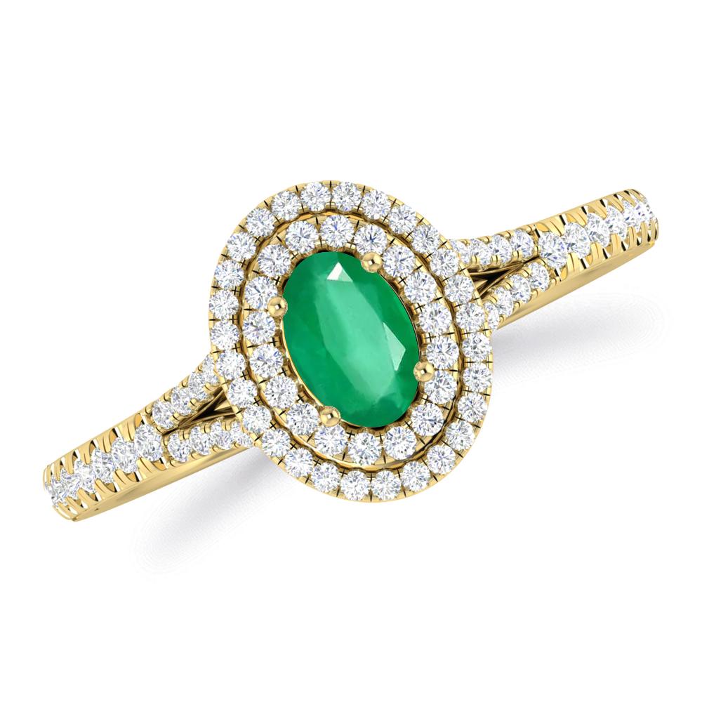 Yellow Gold - Emerald