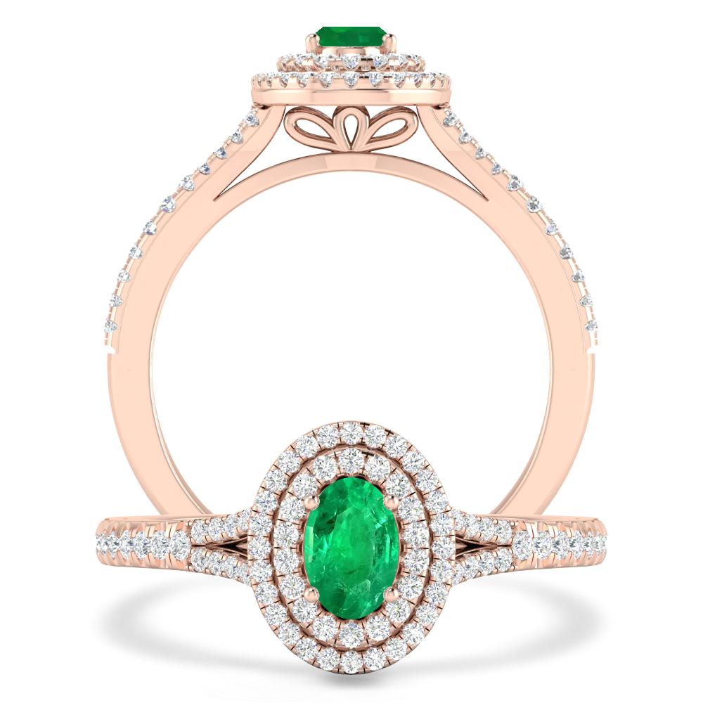 Rose Gold - Emerald