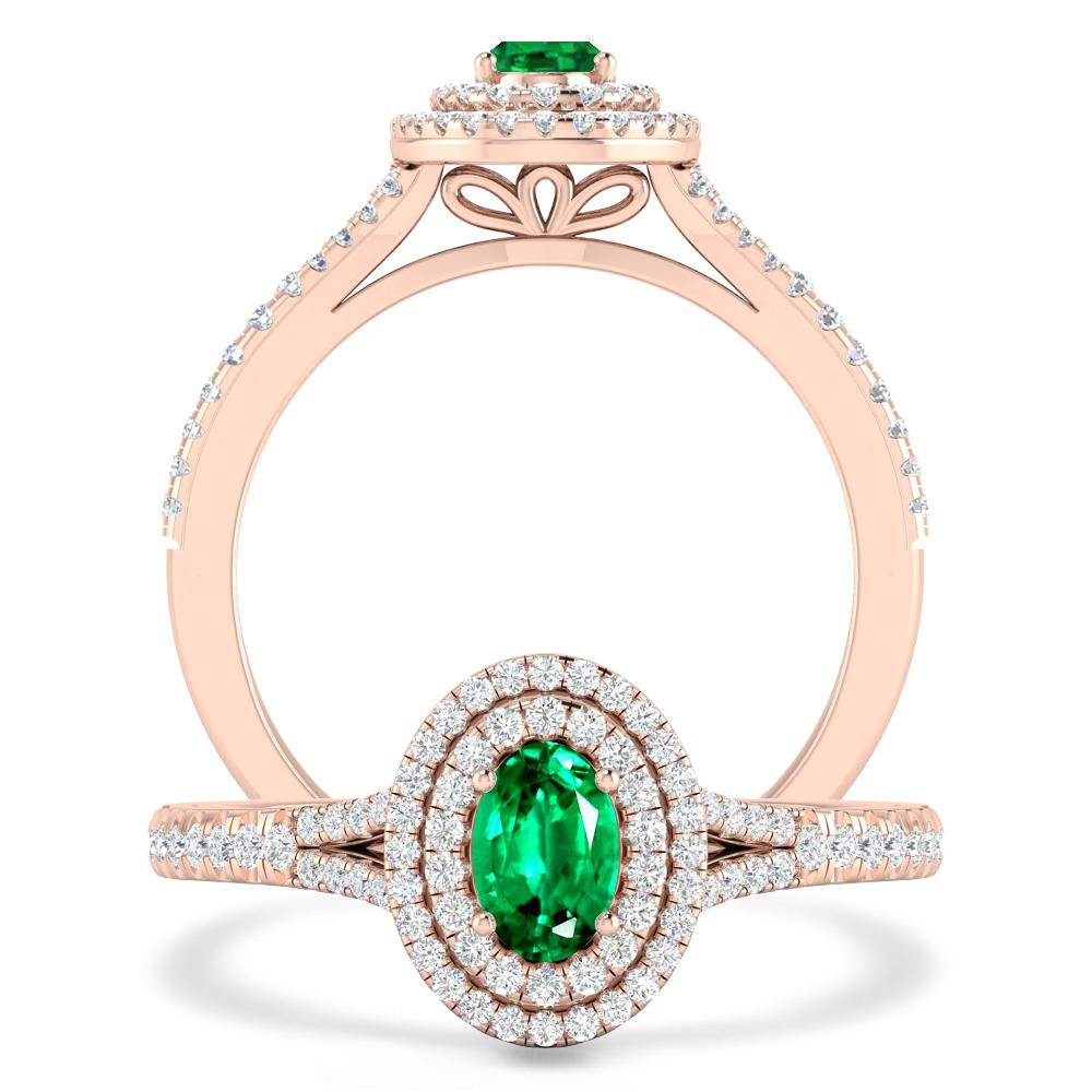 Rose Gold - Emerald