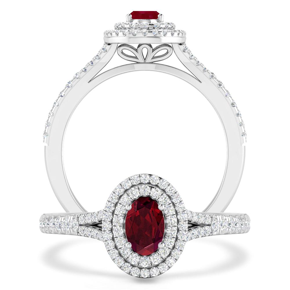 White Gold - Garnet