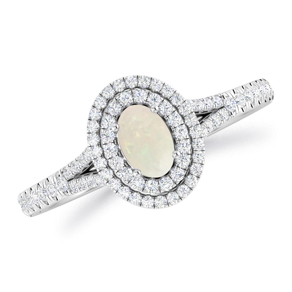 White Gold - Opal