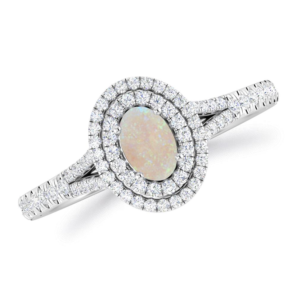 White Gold - Opal