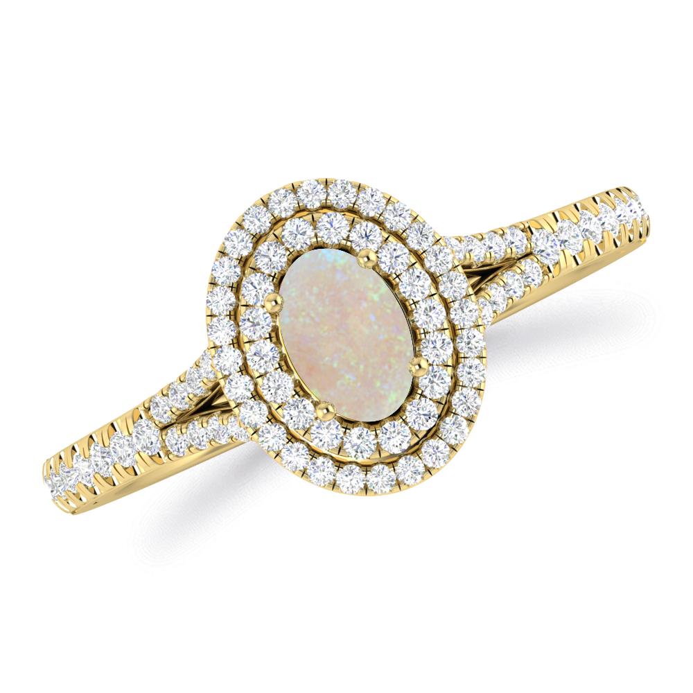 Yellow Gold - Opal