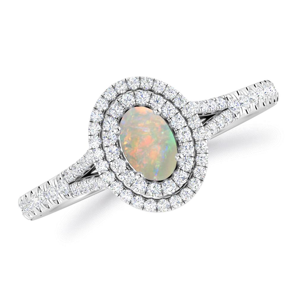 White Gold - Opal