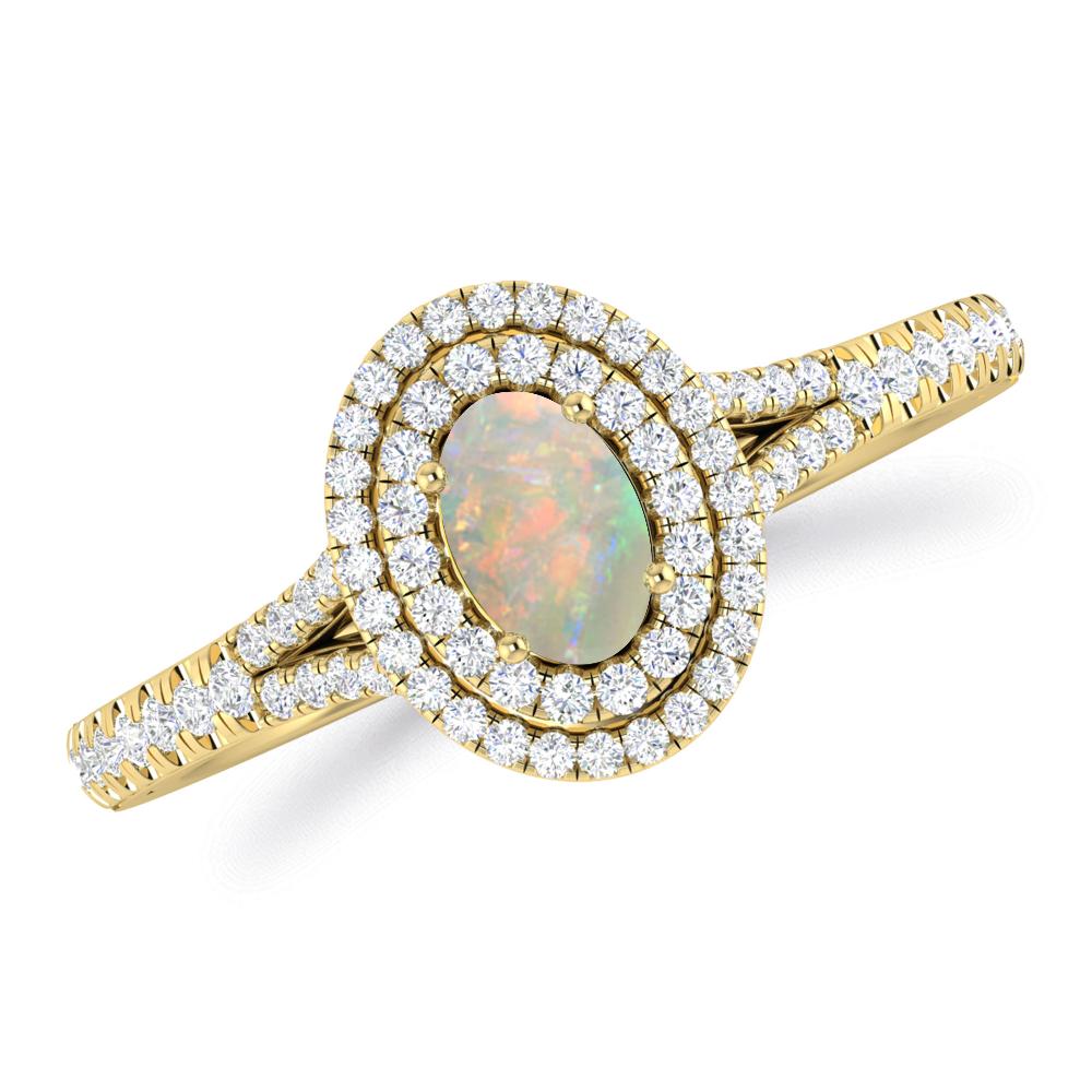 Yellow Gold - Opal