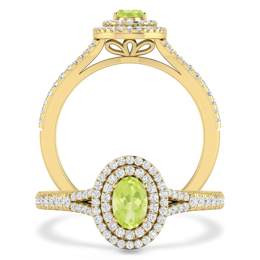 Yellow Gold - Peridot