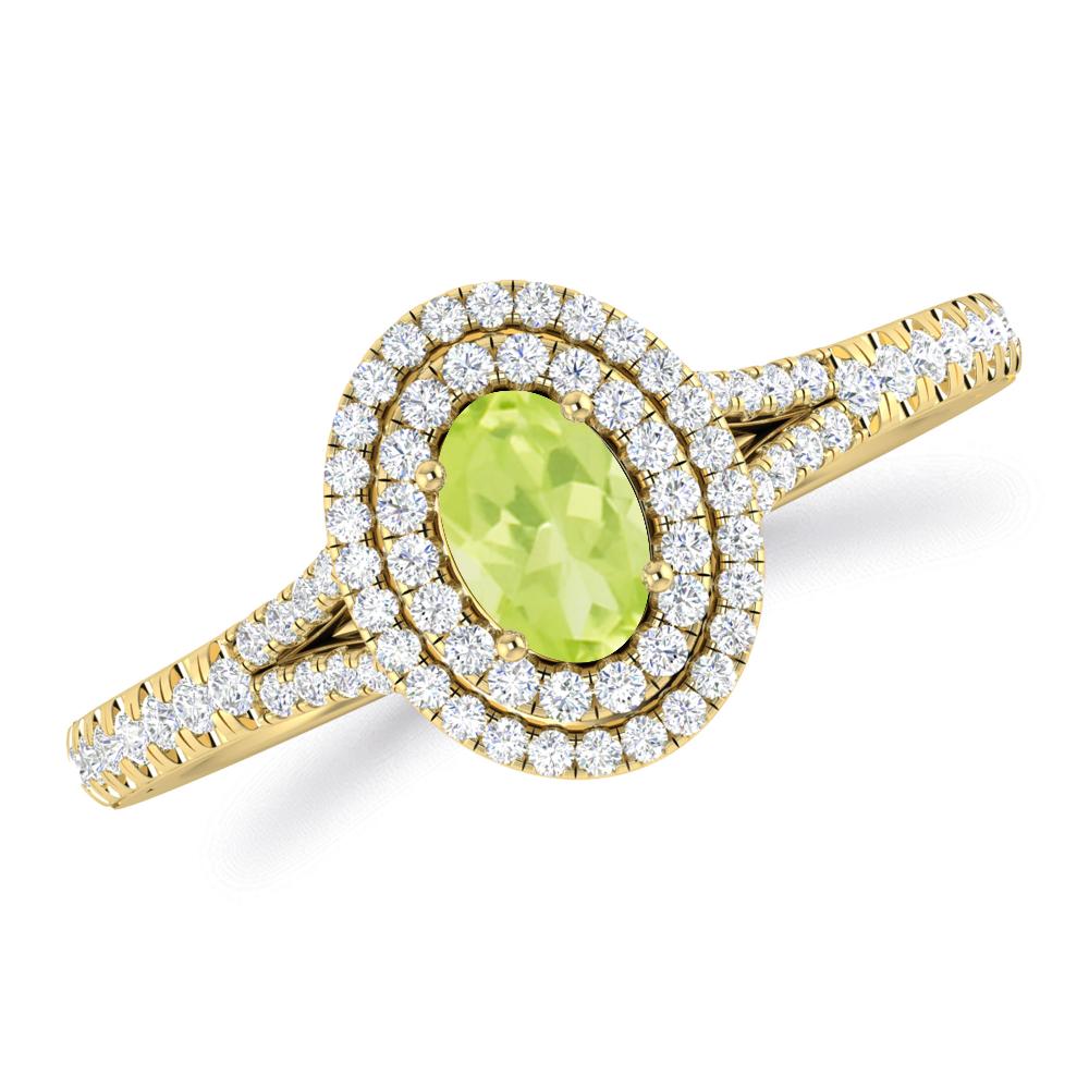 Yellow Gold - Peridot