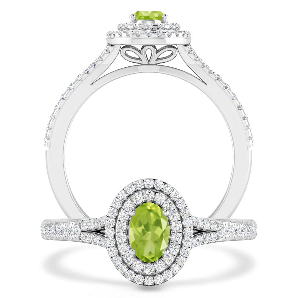 White Gold - Peridot