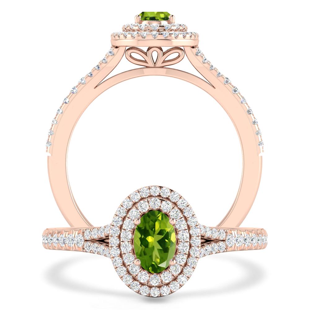 Rose Gold - Peridot