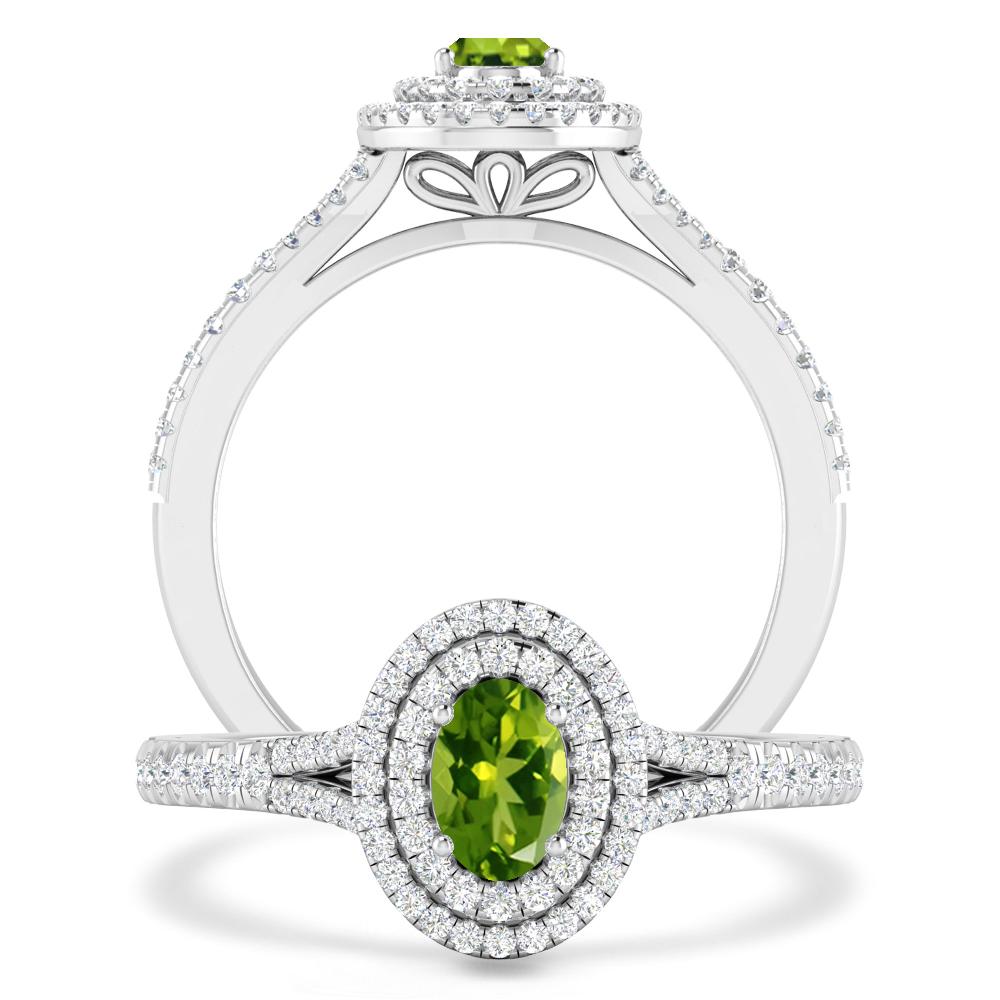 White Gold - Peridot