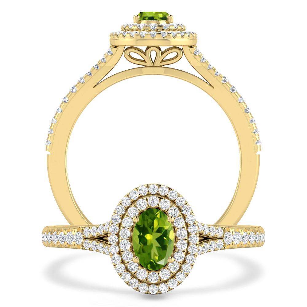 Yellow Gold - Peridot