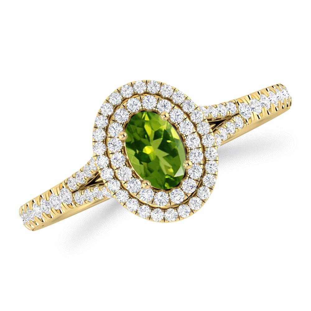 Yellow Gold - Peridot