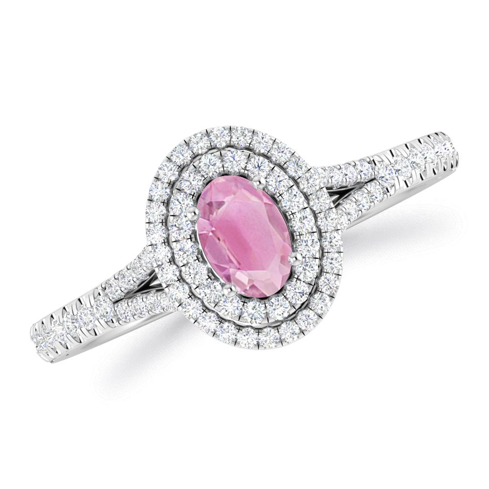 White Gold - Pink Tourmaline