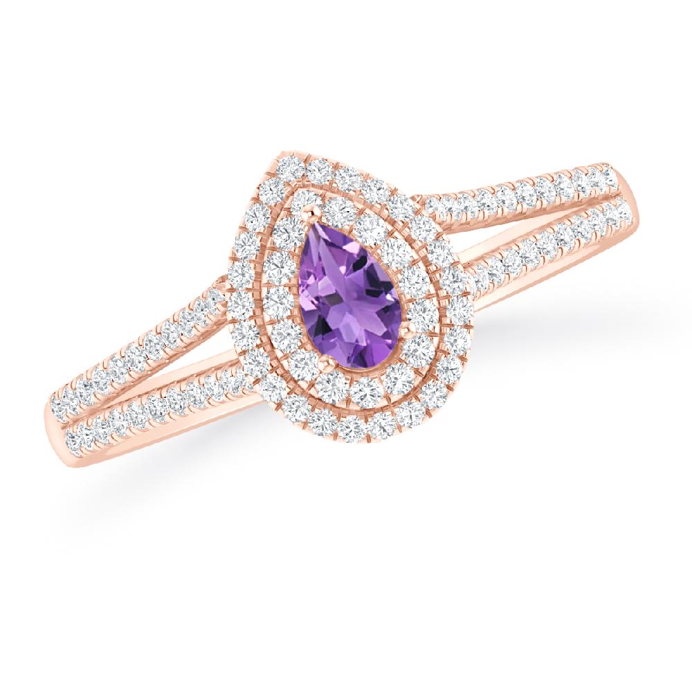 Rose Gold - Amethyst