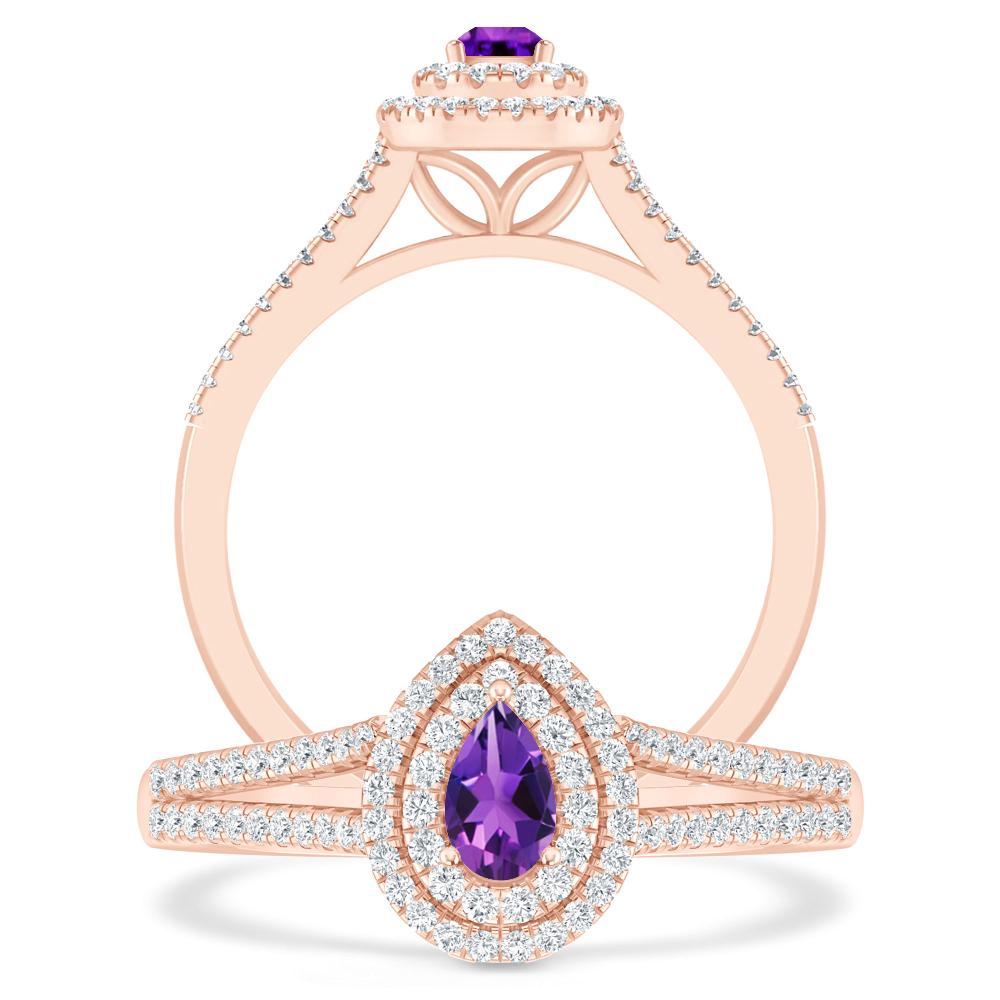 Rose Gold - Amethyst