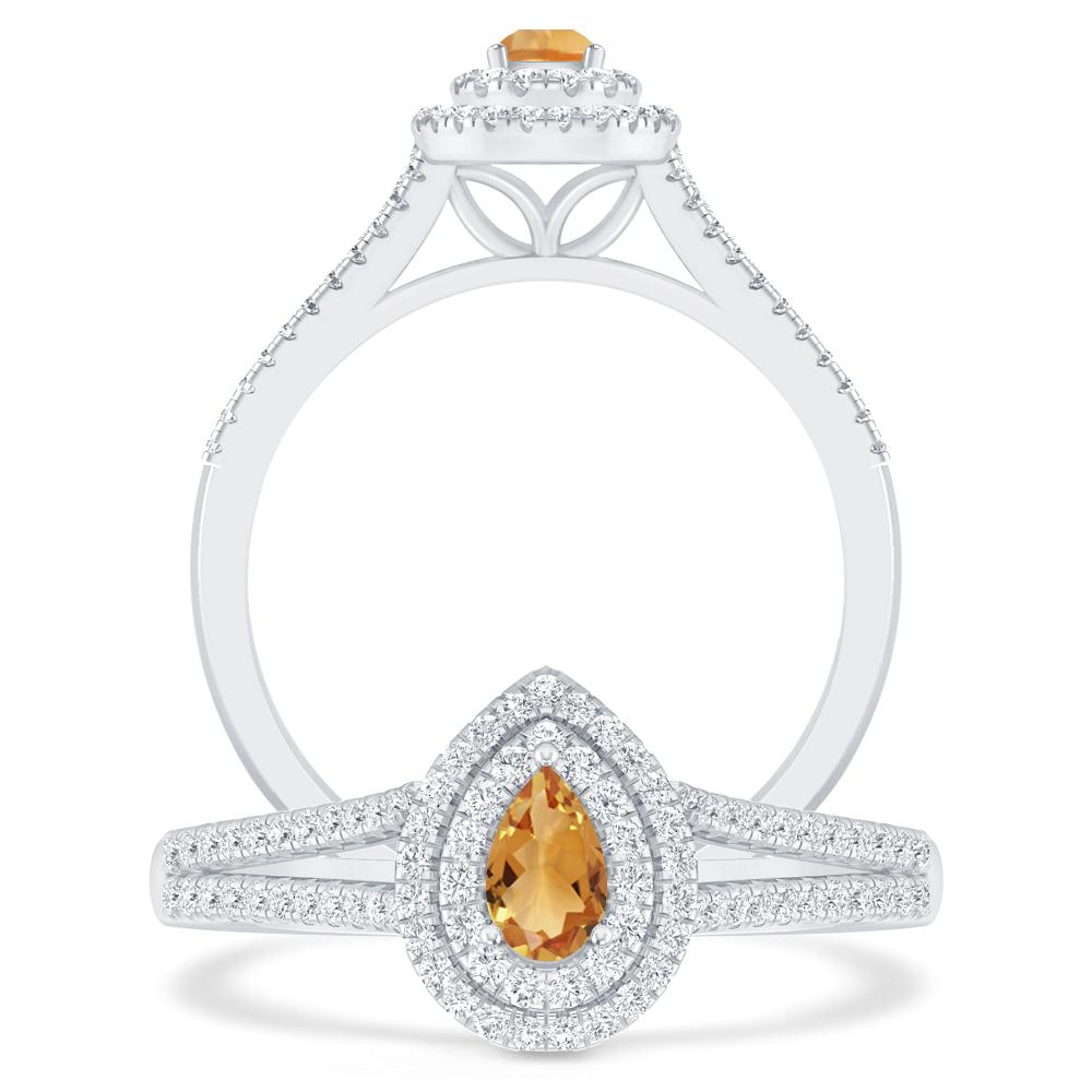 White Gold - Citrine