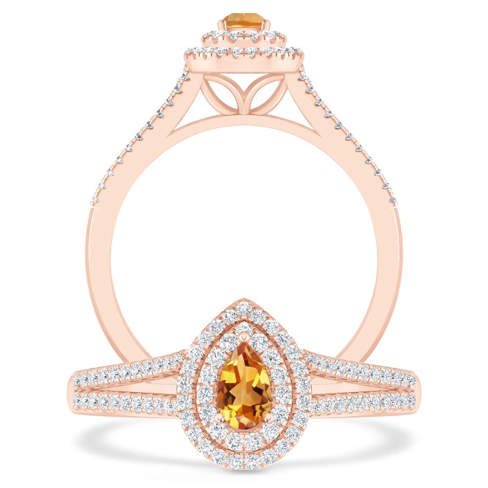 Rose Gold - Citrine