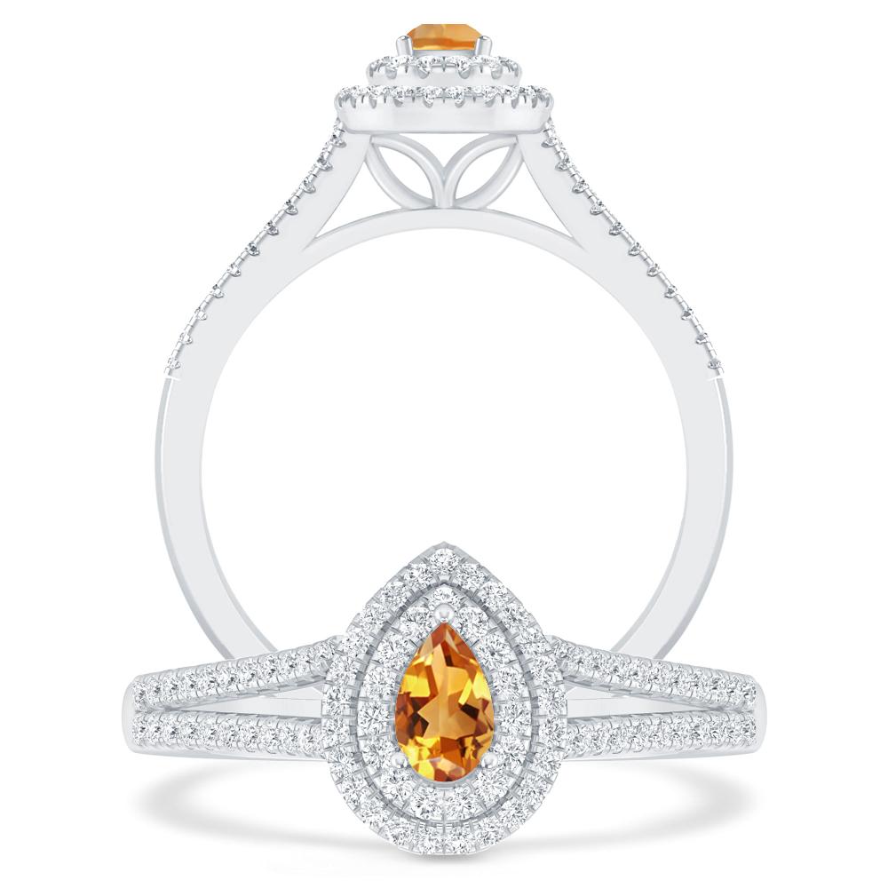 White Gold - Citrine