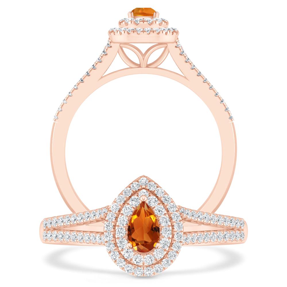 Rose Gold - Citrine