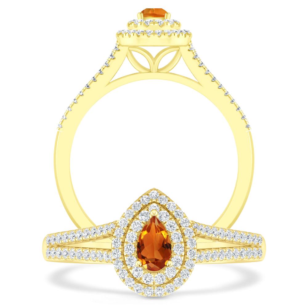 Yellow Gold - Citrine