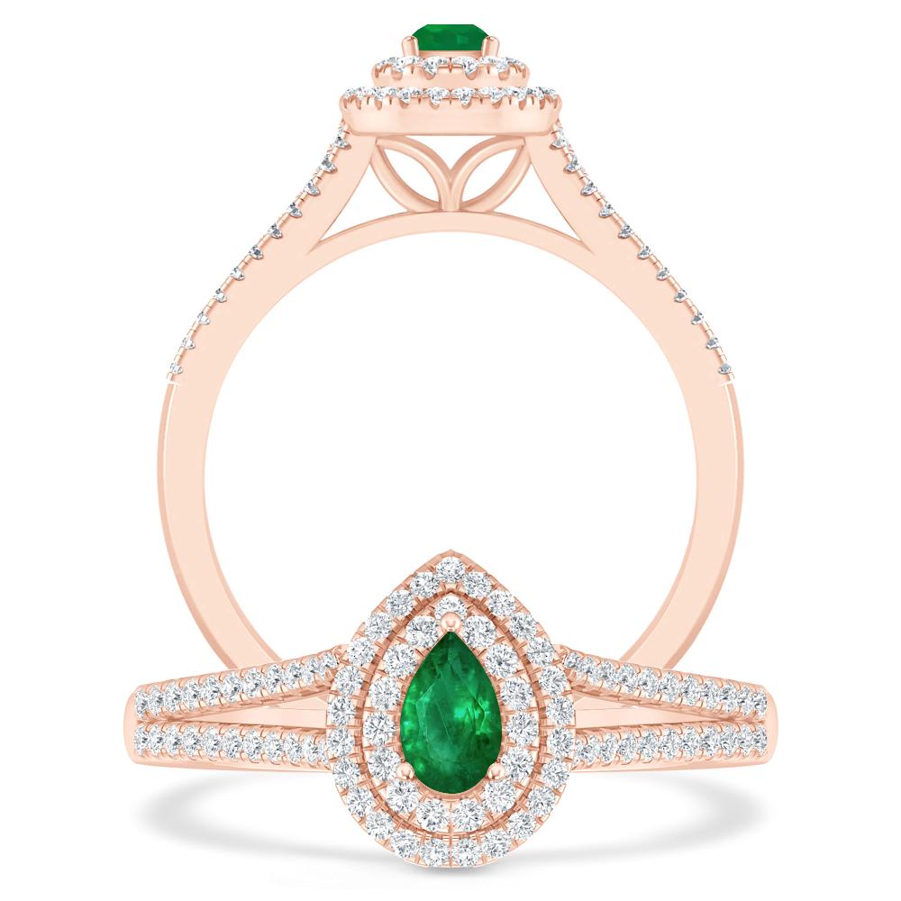 Rose Gold - Emerald