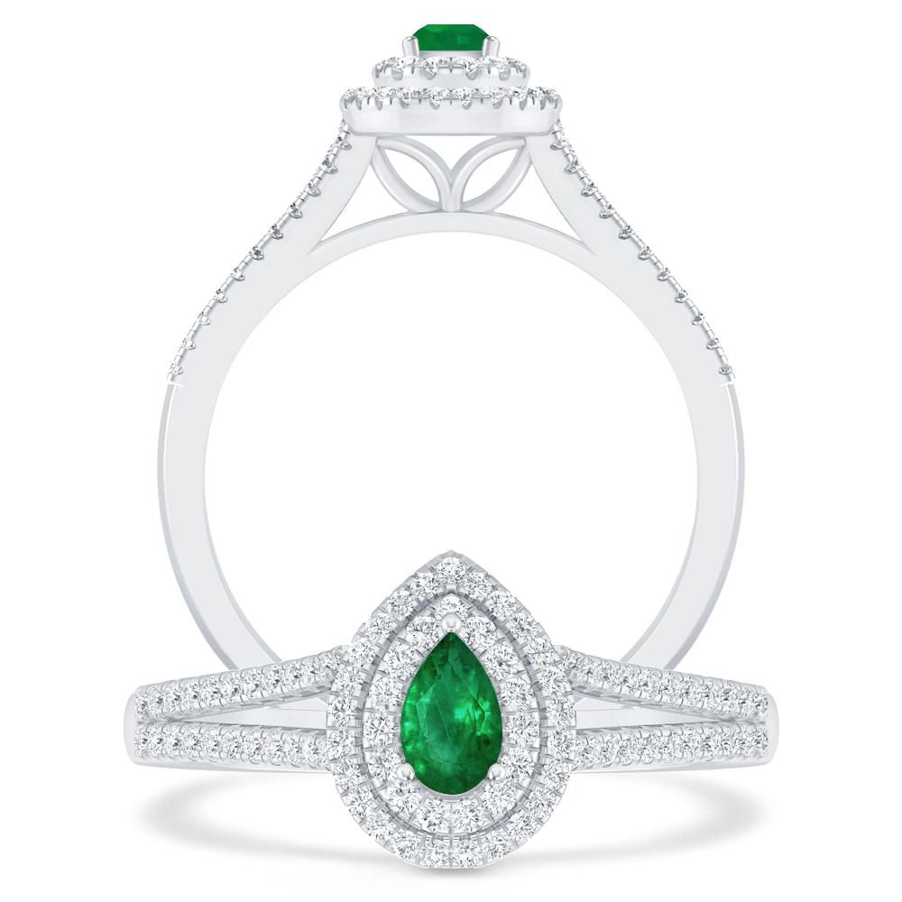 White Gold - Emerald