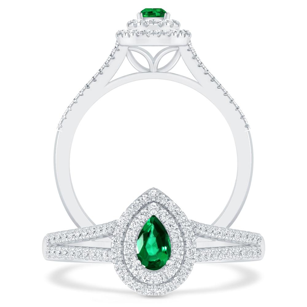 White Gold - Emerald