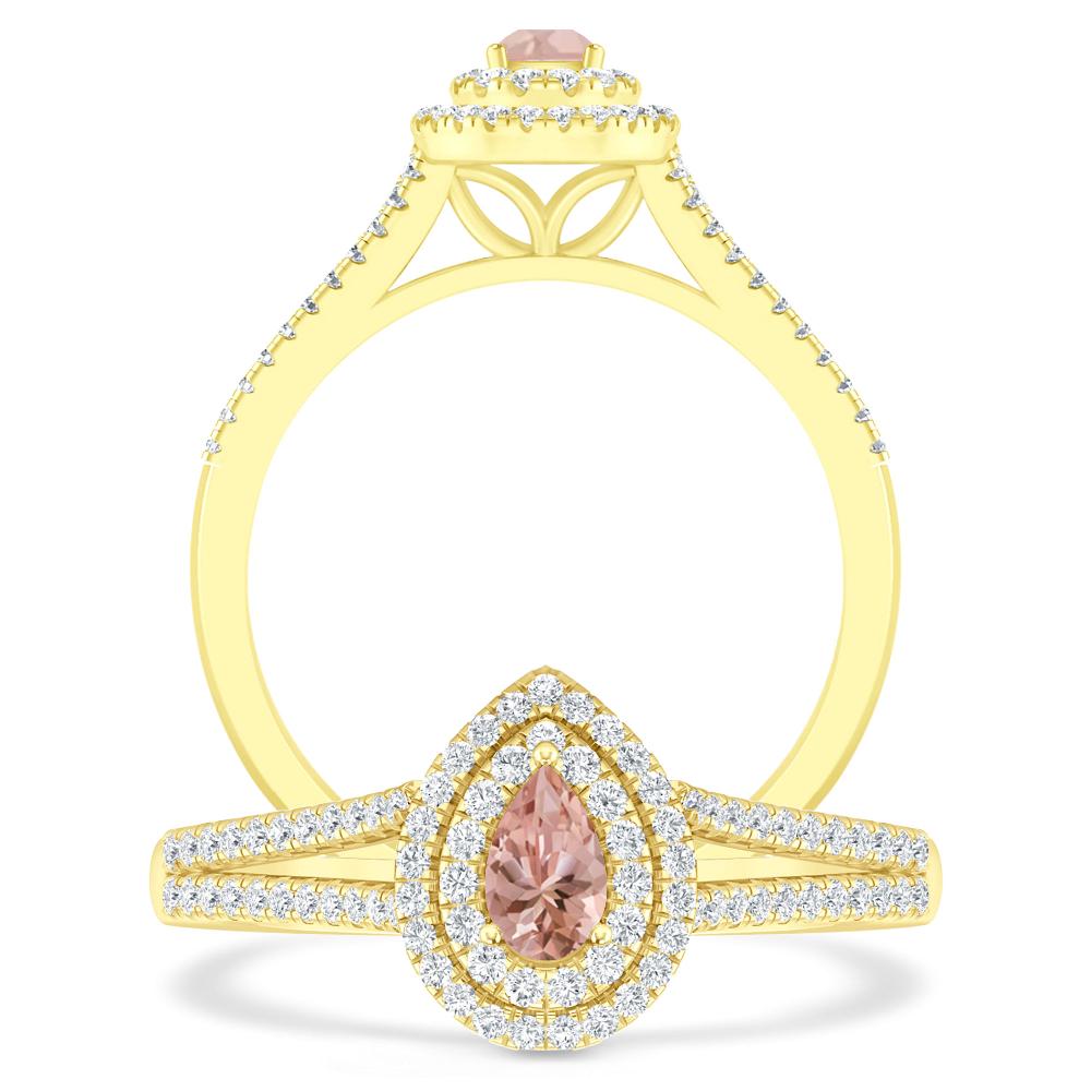 Yellow Gold - Morganite