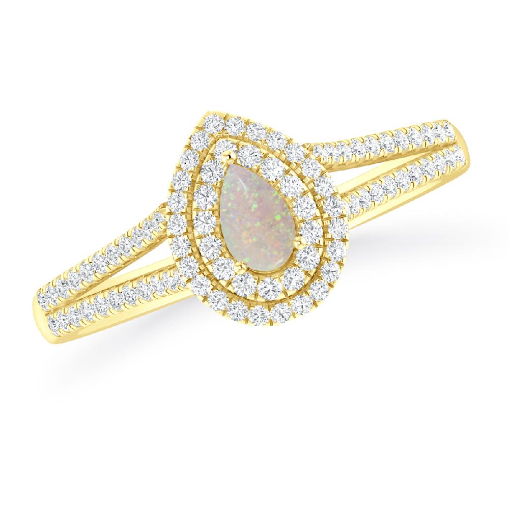 Yellow Gold - Opal