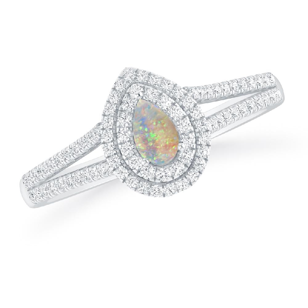 White Gold - Opal