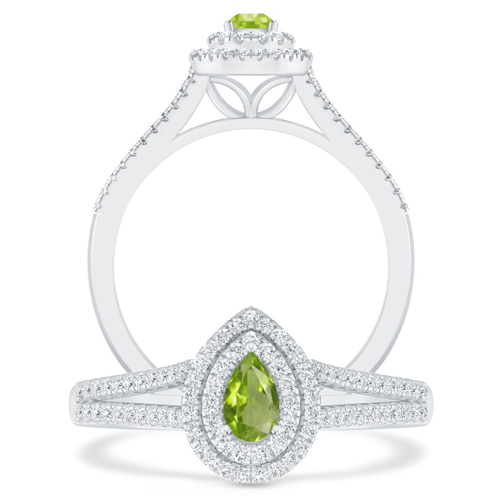 White Gold - Peridot