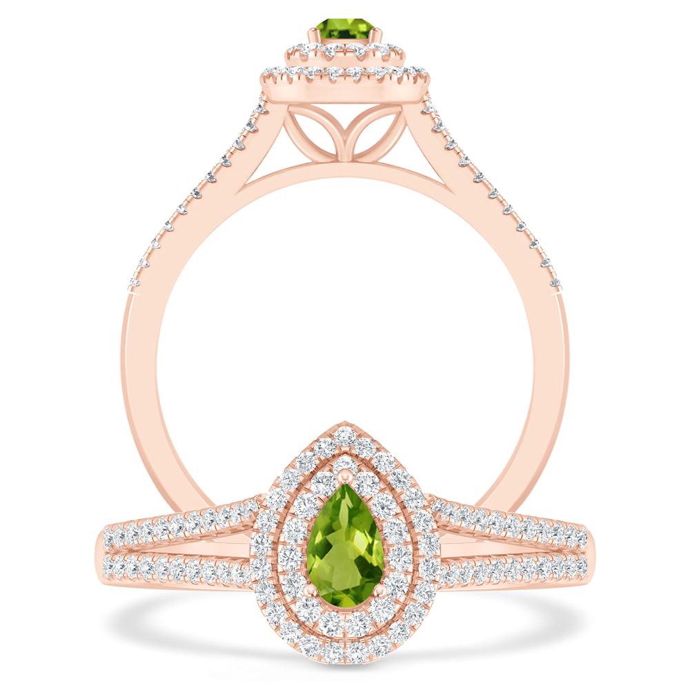 Rose Gold - Peridot