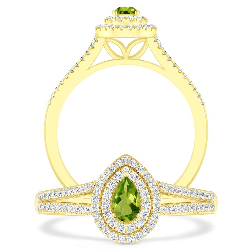 Yellow Gold - Peridot