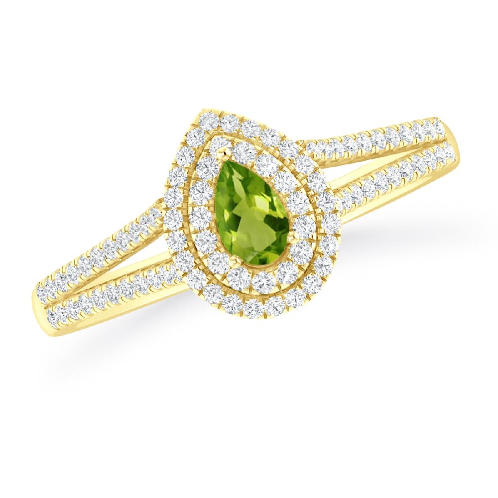 Yellow Gold - Peridot