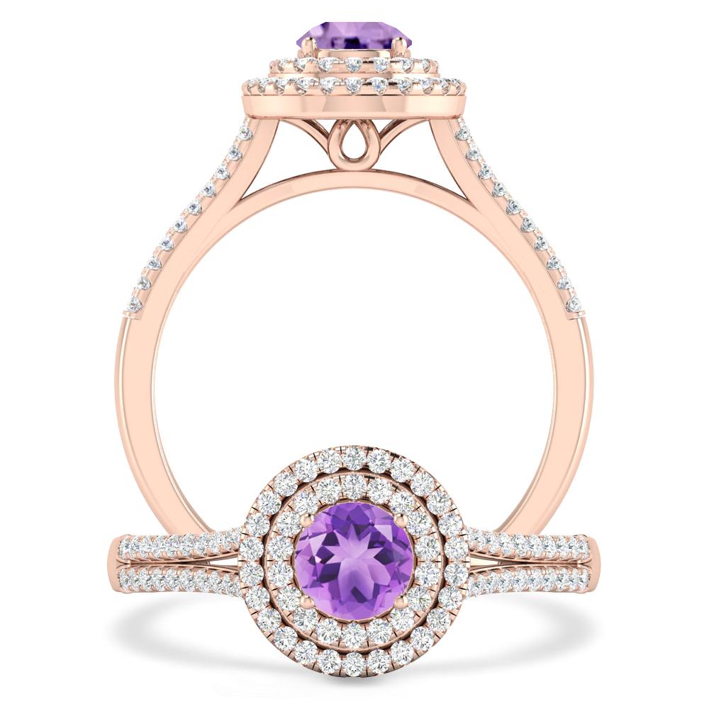 Rose Gold - Amethyst