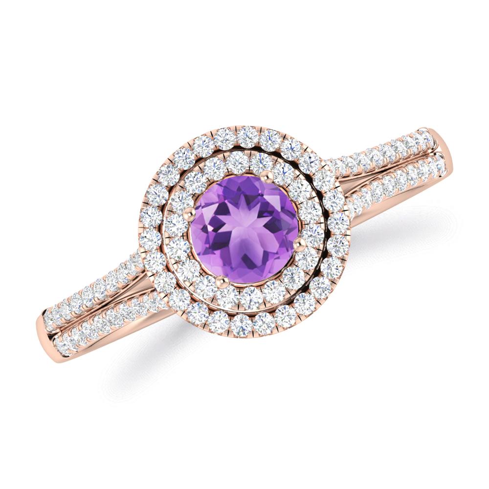 Rose Gold - Amethyst