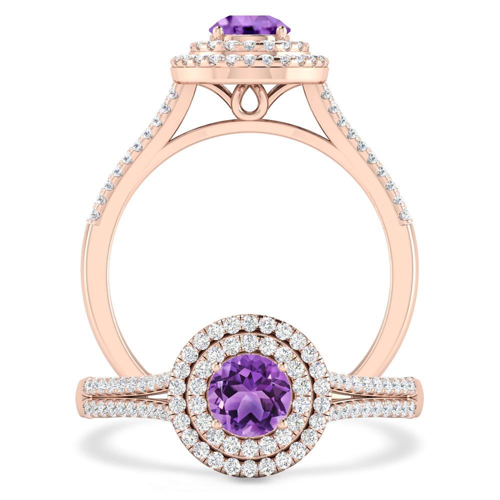 Rose Gold - Amethyst