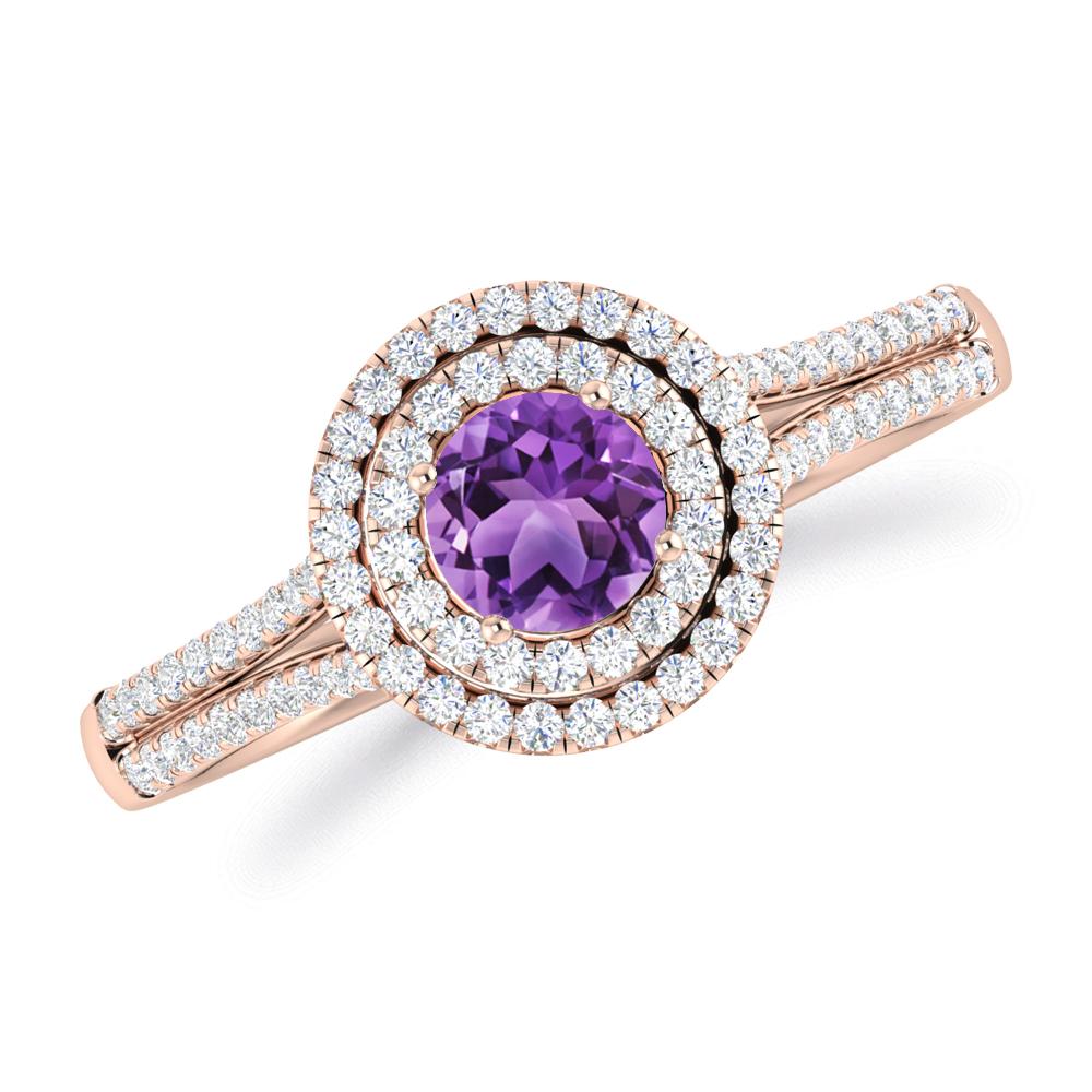 Rose Gold - Amethyst