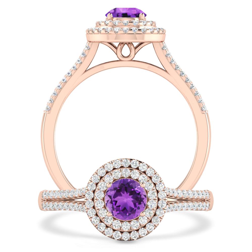 Rose Gold - Amethyst